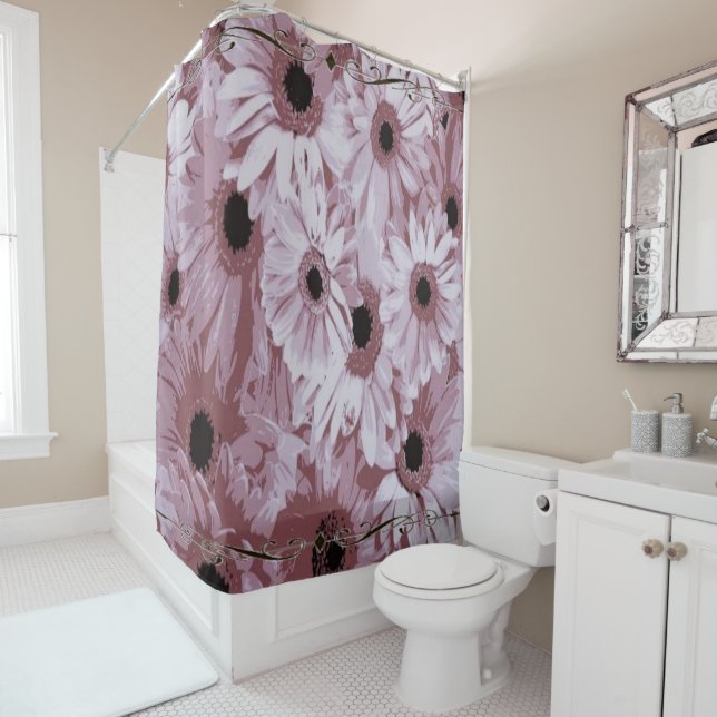 Shower Curtain Floral (In Situ)