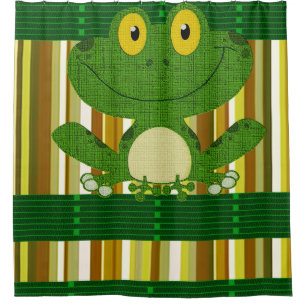 Shower Curtain Frog