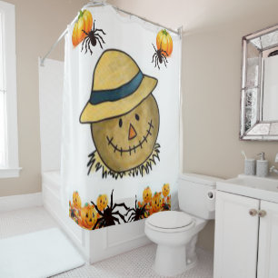 Shower curtain Halloween