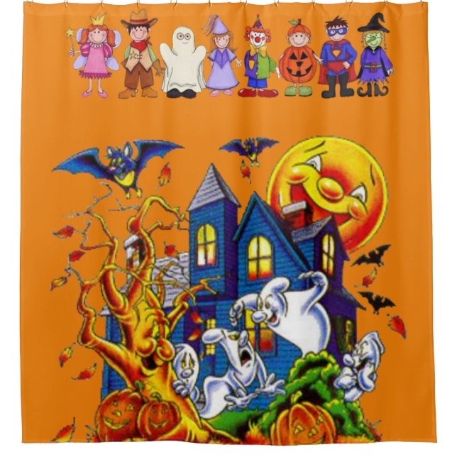 Shower Curtain Halloween (Front)