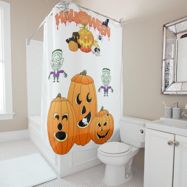 Shower curtain Halloween (In Situ)