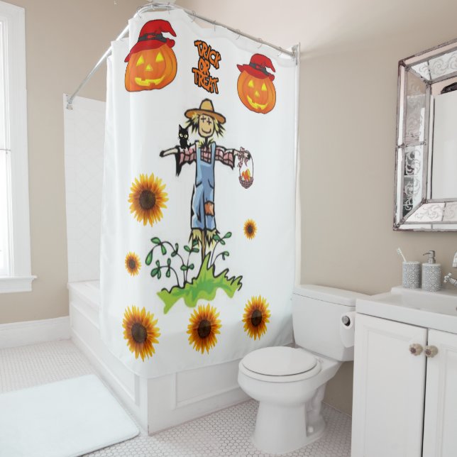 Shower curtain Halloween (In Situ)