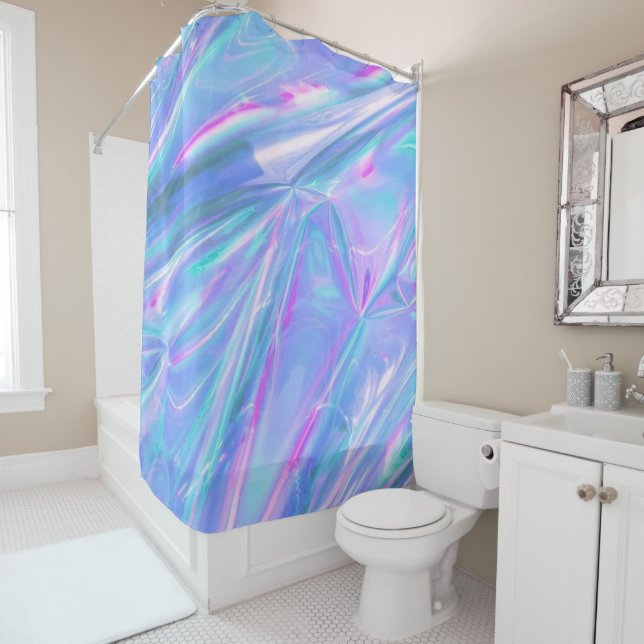 Shower Curtain Holographic (In Situ)