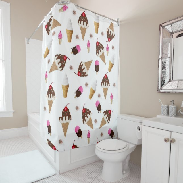 Shower Curtain Ice Cream (In Situ)