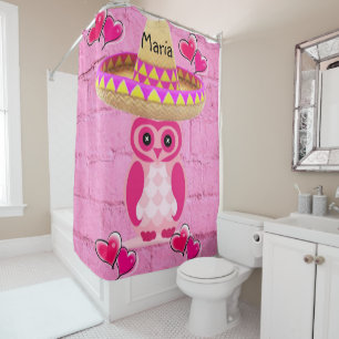 Shower Curtain Owl