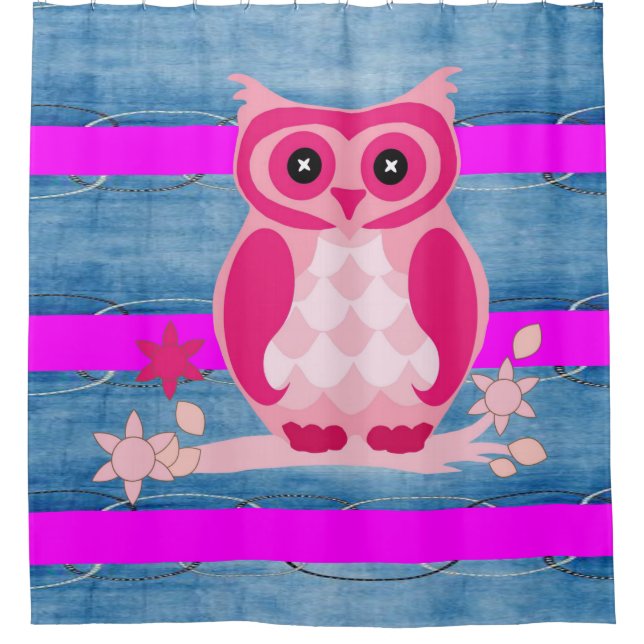 Shower Curtain Owl (Front)