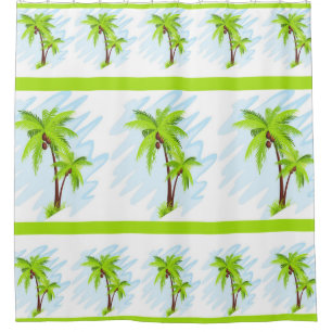 Shower Curtain/Palm Trees Curtain