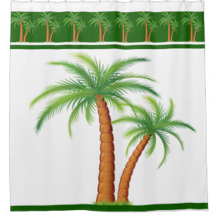 Shower Curtain/Palm Trees Curtain