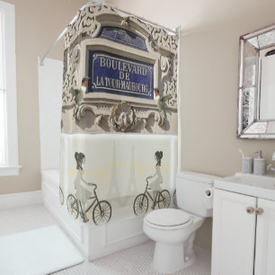 Shower Curtain, Paris, France, Curtain
