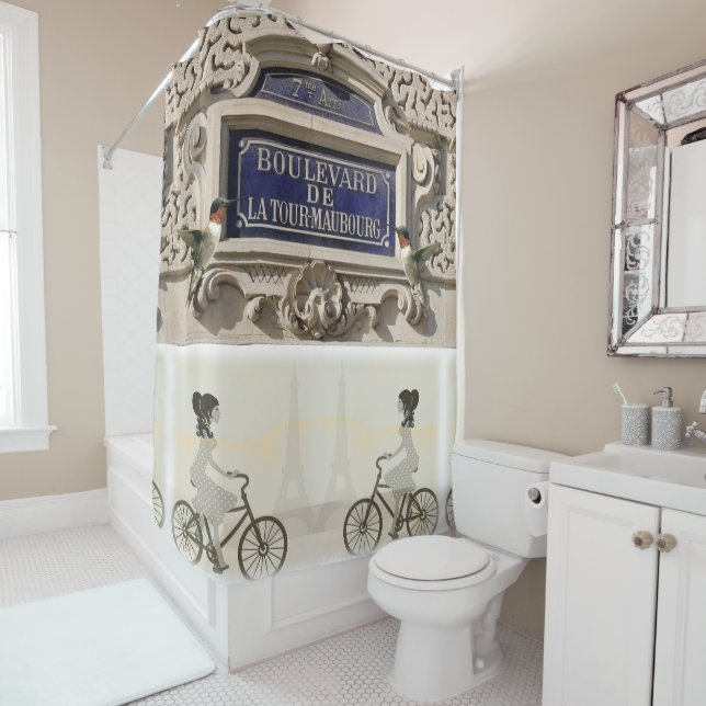 Shower Curtain, Paris, France, Curtain (In Situ)