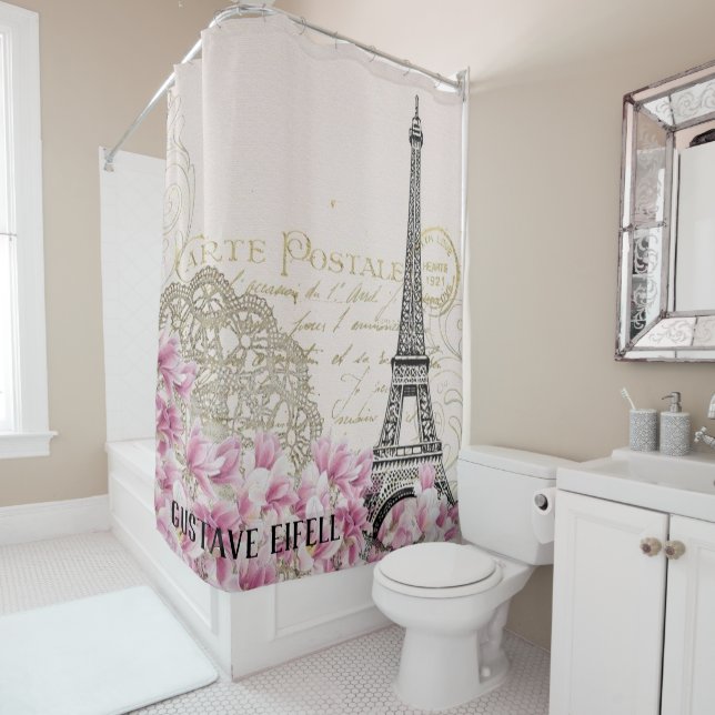 Shower Curtain Paris Gustave Eifell (In Situ)