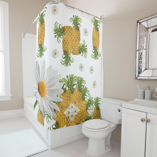 Shower Curtain Pineapple (In Situ)