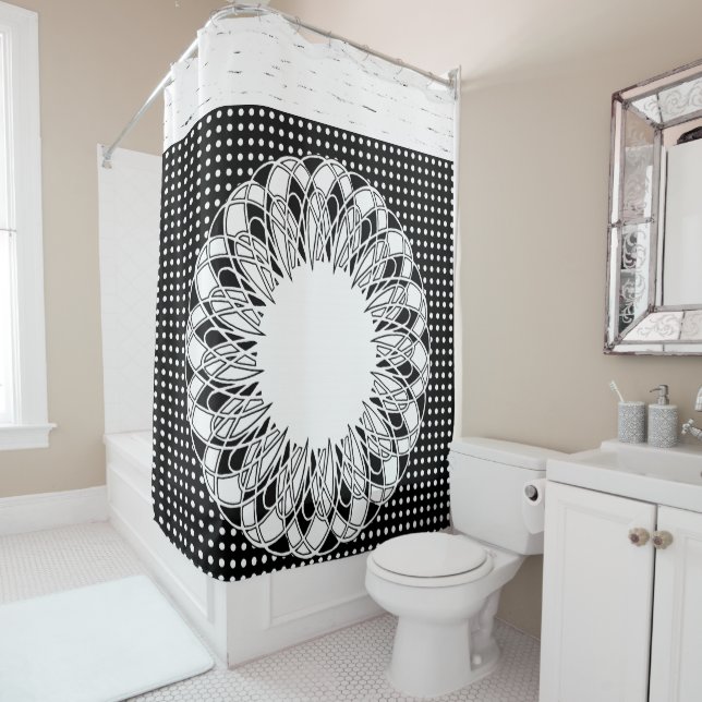 Shower Curtain Polkadot (In Situ)