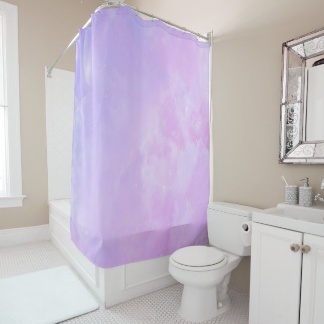 Shower Curtain Purple (In Situ)