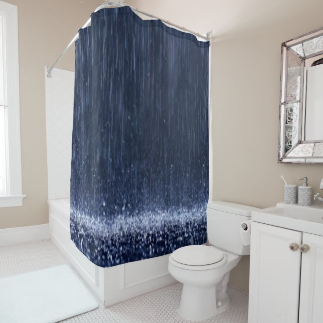 Shower Curtain Rain (In Situ)