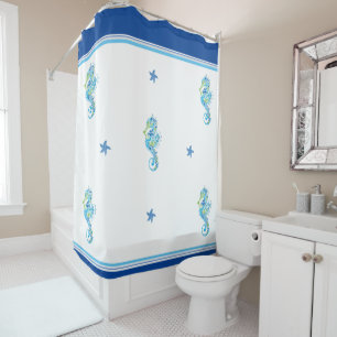 Shower Curtain Shower Curtains Seaside Royal