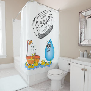 Shower Curtain Soap Ducks Fish