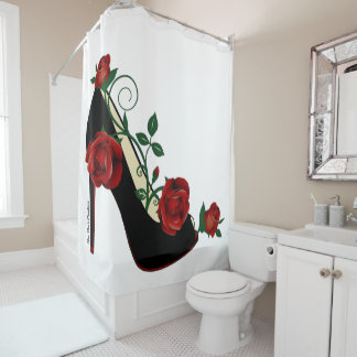 Shower Curtain - Stiletto Rose