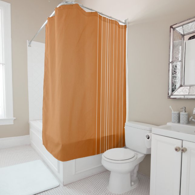 Shower Curtain Stripe (In Situ)
