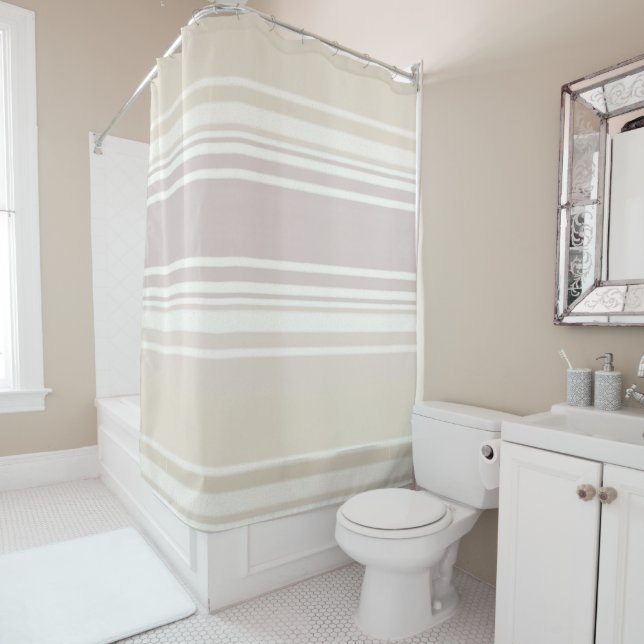 Shower Curtain/Stripes Curtain (In Situ)