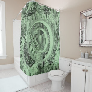 Shower curtain sunflowers