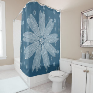 Shower curtain sunflowers