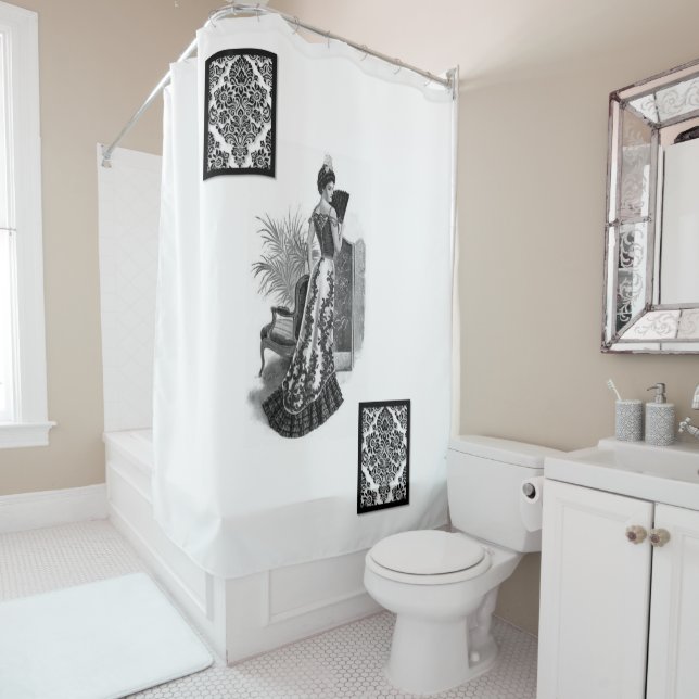 Shower Curtain Vintage (In Situ)