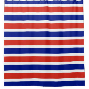 Shower Curtain with Flag of Costa Rica
