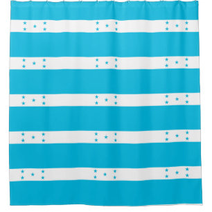 Shower Curtain with Flag of Honduras