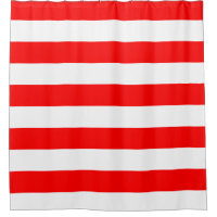 Shower Curtain with Flag of Indonesia