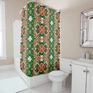 Shower Curtain with Irish Colours