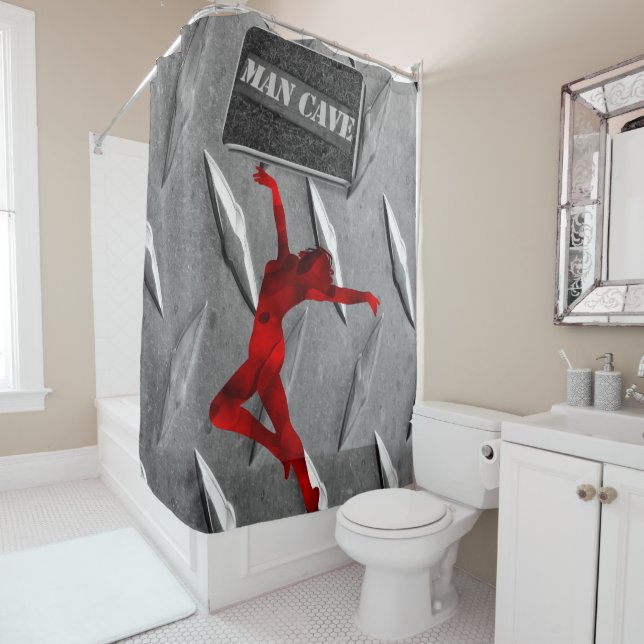 Shower Curtain Woman (In Situ)