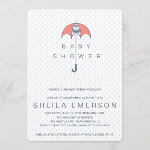 Shower In The Forecast Baby Shower Invitation