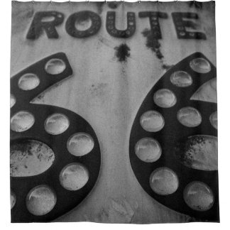 Shower on Route 66 Curtain
