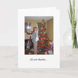 Shower Thank You Card
