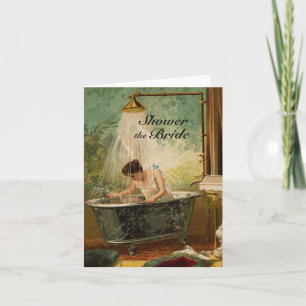 Shower the Bride Note Card Invitation