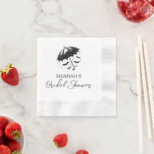 Shower Umbrella Bridal Shower Napkin
