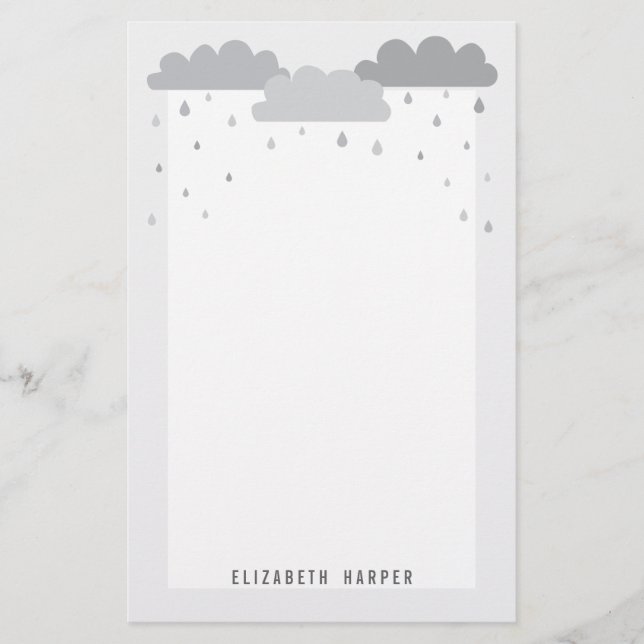 Shower with Love Baby Shower Stationery (Front)