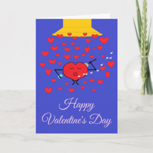 Shower You with Love Blue Valentine's Ed. Card