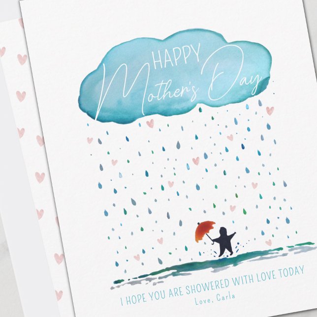 Showered with Love Mother's Day Holiday Card (Creator Uploaded)