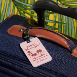 Showgirl Final Showstopper Bachelorette Luggage Tag