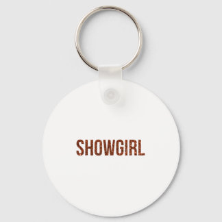 Showgirl - Pop Music Fan _1  Key Ring