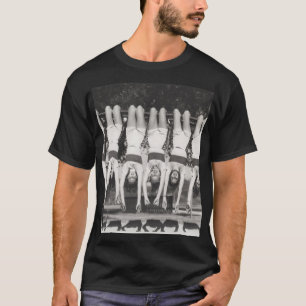 Showgirls on monkey bars, playful design. T-Shirt