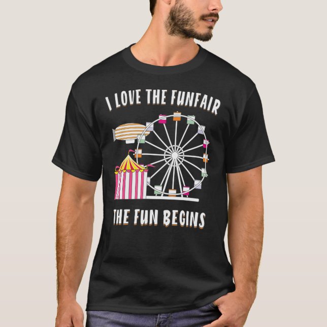 Showman Fun Fair Ferris Wheel T-Shirt (Front)