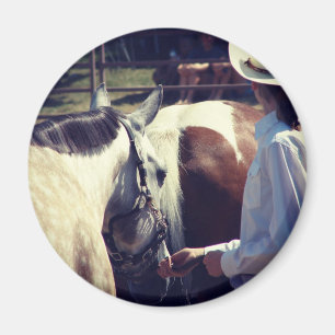 Showmanship at a Horse Show Magnet