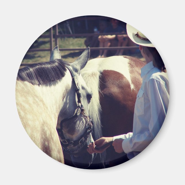 Showmanship at a Horse Show Magnet (Front)