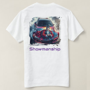 Showmanship Drift — Illusionist Wheel Burnout T-Shirt