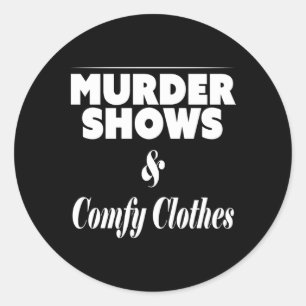 Shows And Comfy Ino True Crime Classic Round Sticker