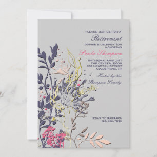 Showy Floral Invitation