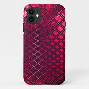 Showy red drawing some curved jute Case-Mate iPhone case